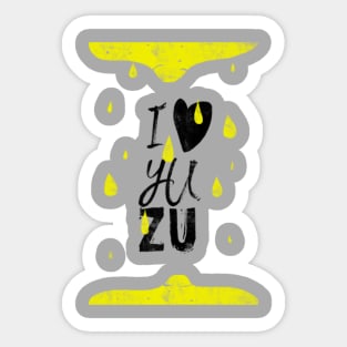 I luv Yuzu Sticker